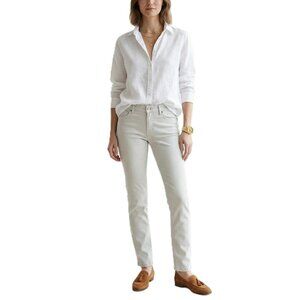 ’S MAX MARA Slim Fit Jeans US 8 Beige Neutral Designer Denim EUC